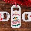 Personalized Bottle Opener Magnet Christmas Favors, Custom Fridge Bottle Opener, Bridal Shower Favor, Wedding Party Favor Guests, Anniversary Items designed by Happy Times Favors, a handmade gift shop. We create handmade Customized Bottle Opener Magnet Favors for Christmas, New Year, X-mas, Noel, Thanksgiving, Happy Holiday. Can be customized as Wedding, Baby Shower, Baptism, Christening, Birthday, Anniversary, and for all party or events as well. 