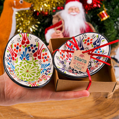 Turkish Cini Porcelain Bowl Christmas Favors, Christmas Party Favors, New Year Xmas Favors Coworker Happy Holiday Favors Items designed by Happy Times Favors, a handmade gift shop. We designed this tile/ceramic/porcelain bohemian theme wedding favor ideas, boho gifts, handmade candy bowl, Best for Wedding Gift, Bridal Shower gift, Baby Shower gift, Christening gift, Baptism gift, Graduation gift, birthday gift or any Party favors.