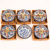 Turkish Cini Porcelain Bowl Christmas Favors, Christmas Party Favors, New Year Xmas Favors Coworker Happy Holiday Favors Items designed by Happy Times Favors, a handmade gift shop. We designed this tile/ceramic/porcelain bohemian theme wedding favor ideas, boho gifts, handmade candy bowl, Best for Wedding Gift, Bridal Shower gift, Baby Shower gift, Christening gift, Baptism gift, Graduation gift, birthday gift or any Party favors.