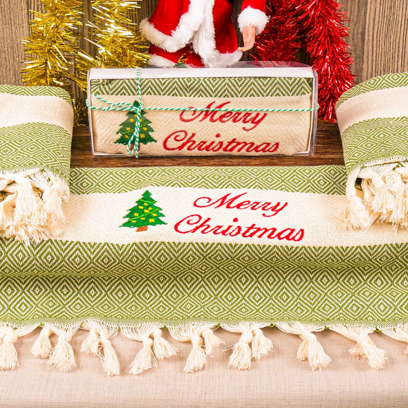 Personalized Christmas Towel Favor, Bridesmaid Personalized Gift Towel, Wedding Favor for Guest