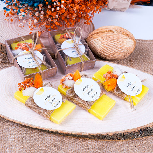 Personalized Scented Soap Wedding Favors for Guests, Bridal Shower Favors, Baby Shower Personalized Soap Favors, Baptism Favors, Bridesmaid Soap Gifts Items designed by Happy Times Favors, a handmade gift shop. These items are ideal for bridal shower gifts, bridal shower presents, gifts to give at a bridal shower, present for wedding shower, wedding gift ideas, bridesmaid present, bridal shower favor, wedding favor for guests, wedding gift for guests, thank you gift.