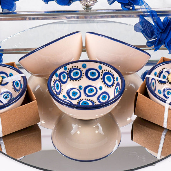 Wedding Bowl Favors for Guests in Bulk, Personalized Wedding Gift Favors, Wedding Candy Box Favors, Turkish Cini Tile, Bohemian Favor