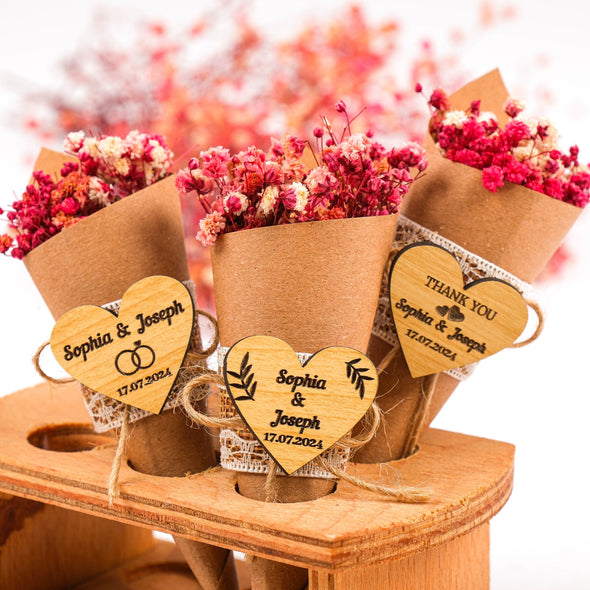 Handmade Mini Flower Bouquet Wedding Favor, Bridal Shower Wedding Gift, Personalized Wedding Favors for Guests in Bulk Happy Times Favors, my handmade gift shop produces customizable items ideal for wedding favors, baptism favors, baby shower bridal shower favor, thank you gifts