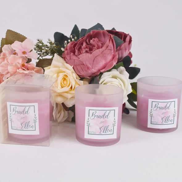 Personalized Candle Favor, Bridal Shower Gifts, Wedding Favors for Guests in Bulk Items designed by Happy Times Favors, a handmade gift shop. These are Handmade Customizable Candle in the Glass Jar. We personalize Tag, flowers. This luxury product is designed for Baby Shower, bridal showers, Baptism, wedding favors. We design this unique favor for your bridal shower, baby shower, christening gift.