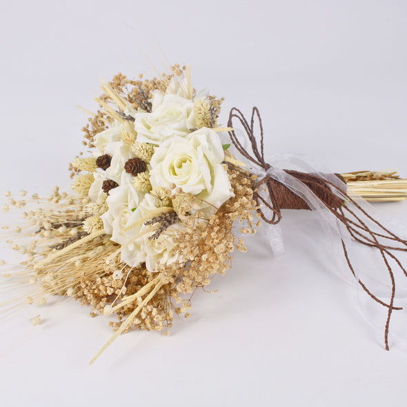 Wedding Bouquet with Natural Dried Flowers Items designed by Happy Times Favors, a handmade gift shop. Boho wedding bouquet, Boho bridal bouquet, bridesmaid flower bouquet, rustic wedding bouquets, rustic bridal bouquet, drying wedding bouquet, unique wedding bouquets, wedding bouquets for bridesmaids, bridal bouquets unique.